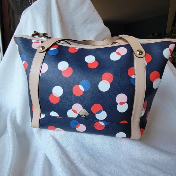 KATE SPADE Large Ellison Avenue Sophie Tote with Storybook Lining - Picture 1 of 9